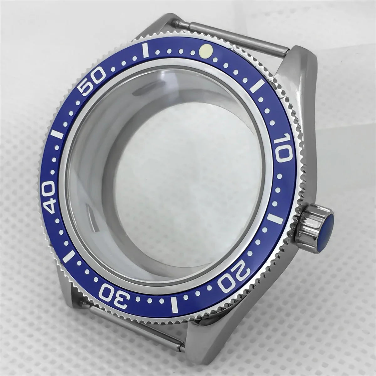 Fifty Fathom Case 41.5mm stainless steel case ceramic bezel sapphire glass with NH35 36 NH34 ETA2824 PT5000 movement watch replacementparts