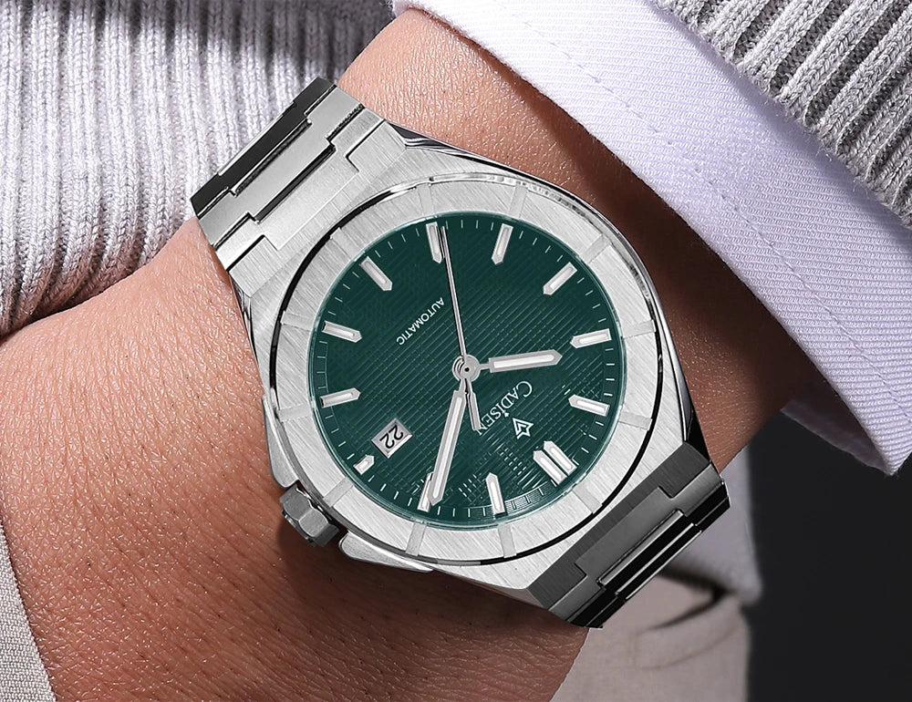CADISEN Dress Watch C8242 40MM AR Sapphire Seiko NH35 Movt Royal Oak Mod