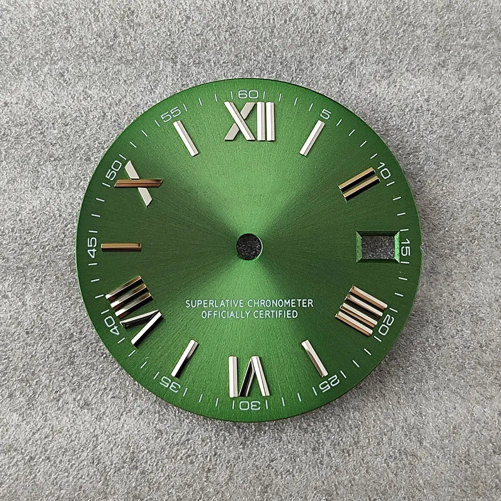 28.5mm NH35 dial Roman dial S Dial Modified Dial for NH35/NH36 Automatic Movement Watch accessories
