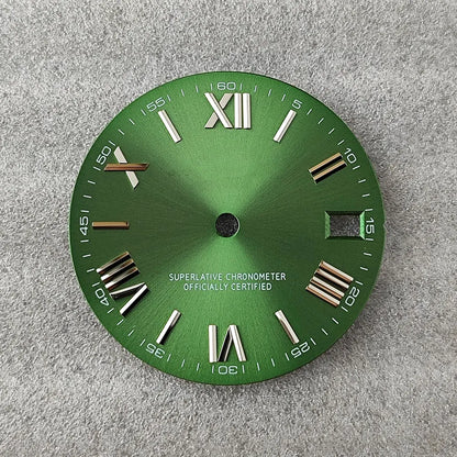 28.5mm NH35 dial Roman dial S Dial Modified Dial for NH35/NH36  Movement Watch accessories
