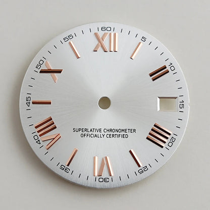 28.5mm NH35 dial Roman dial S Dial Modified Dial for NH35/NH36 Automatic Movement Watch accessories