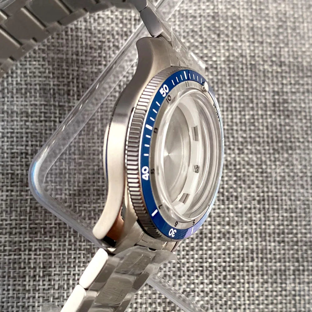 Serica Diver Case 20bar Diving Steel Watch Case for NH34 NH35 NH36 NH37 NH70 NH72  ETA2824 PT5000 Bow Sapphire Glass 120click Bezel Ceramic Insert