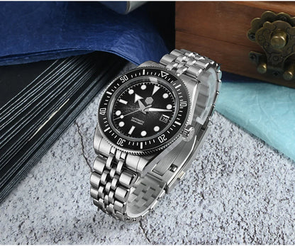 San Martin Diver SN0148G 40mm  Miyota 9015 Automatic Enamel Sunburst Dial 20bar  Ar Sapphire BGW9 Lume