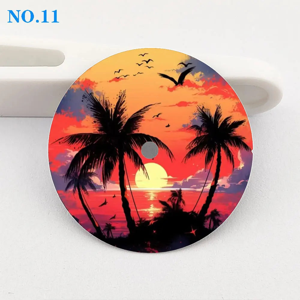 Watch dial 28.5mm dial NH35 dial creative color-printed series dial is suitable for NH35/36 movement watch accessories