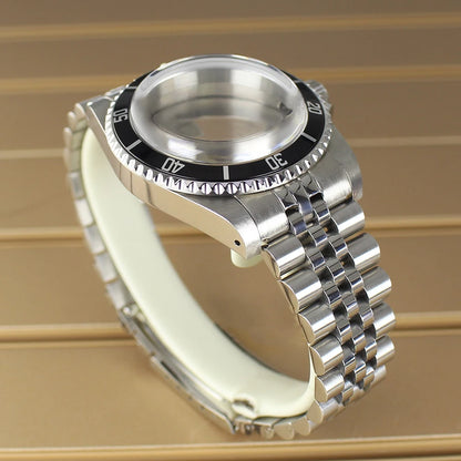 38mm Vintage Diving Watch Case Dome Acrylic Glass For Seiko NH35 NH36 NH38 NH34 Automatic Movement 28.5mm Dial Retro Submariner