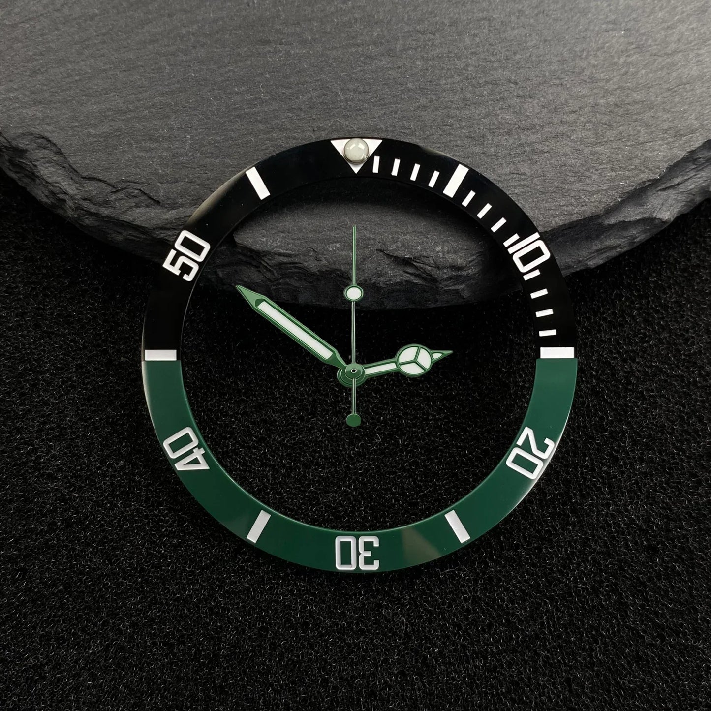NH35 38-30.5mm bezel insert red Hands Watch Hands Blue Green Luminous Red Green Blue Hands For NH35/36/4R/7S Movement Watches Parts