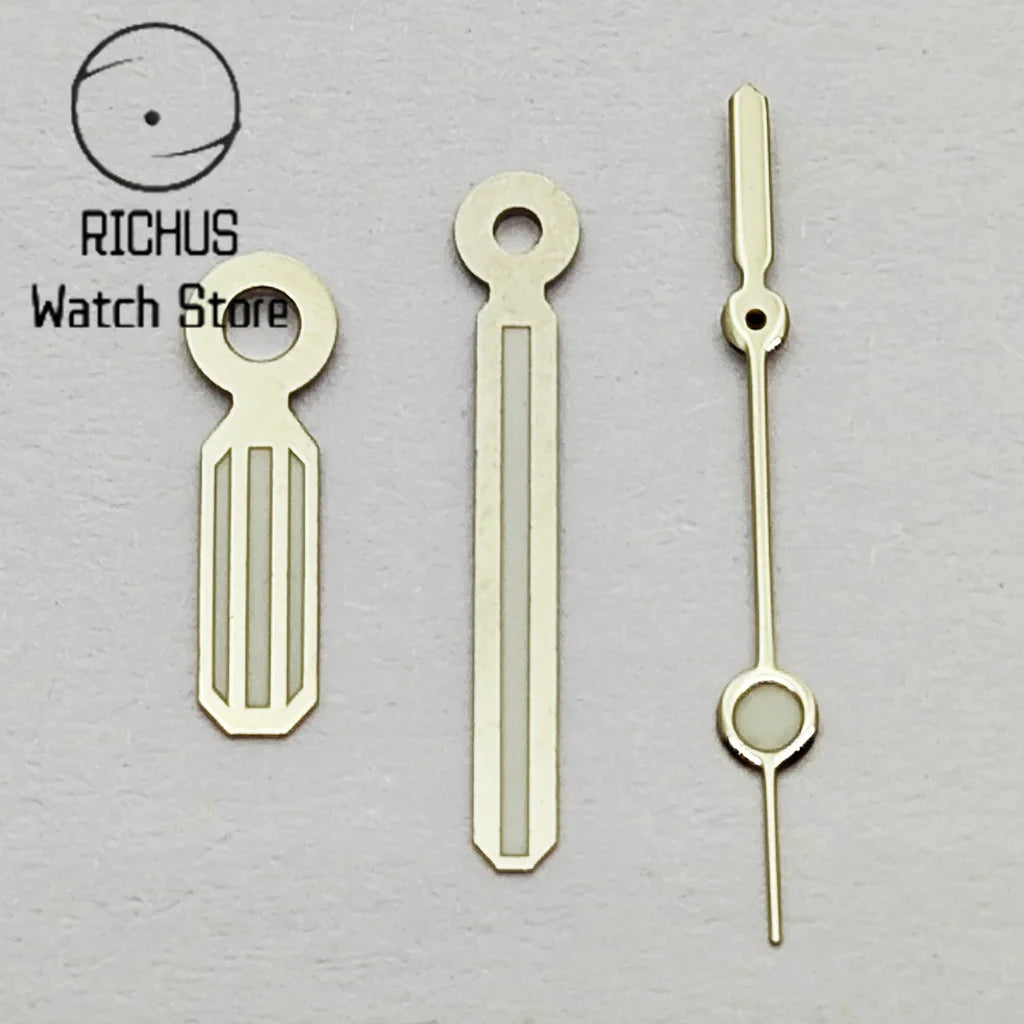 wide Watch Hands Green Luminous Hands Fit NH35 NH36 ETA 2824 2836 pt5000 Miyota8205 8215 821A Mingzhu DG2813 3804 Movement