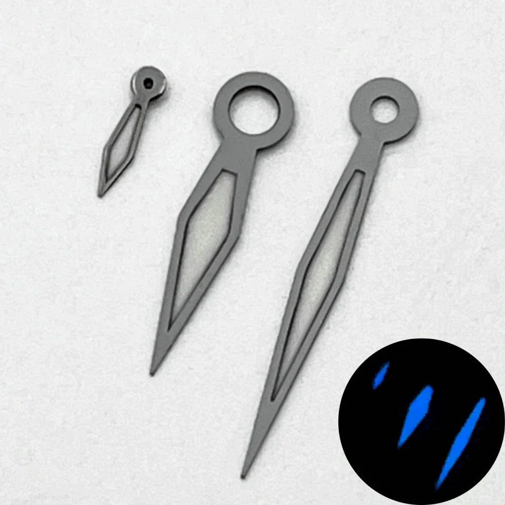 ETA6497 Watch Hands Silver/Blue/Gold/RoseGold Green Luminous Fit ETA 6497 6498 ST3600 3620 Movement Accessory Part