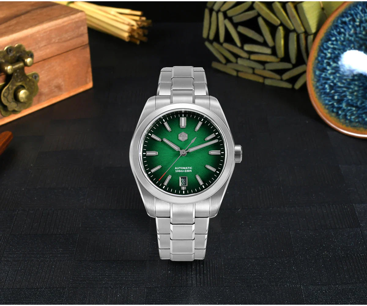 San Martin 36/39/42mm SN0144 JianZhan Dial Gada Watch Miyota 9015 Original Design Men Luxury Dress Automatic Mechanical Watches