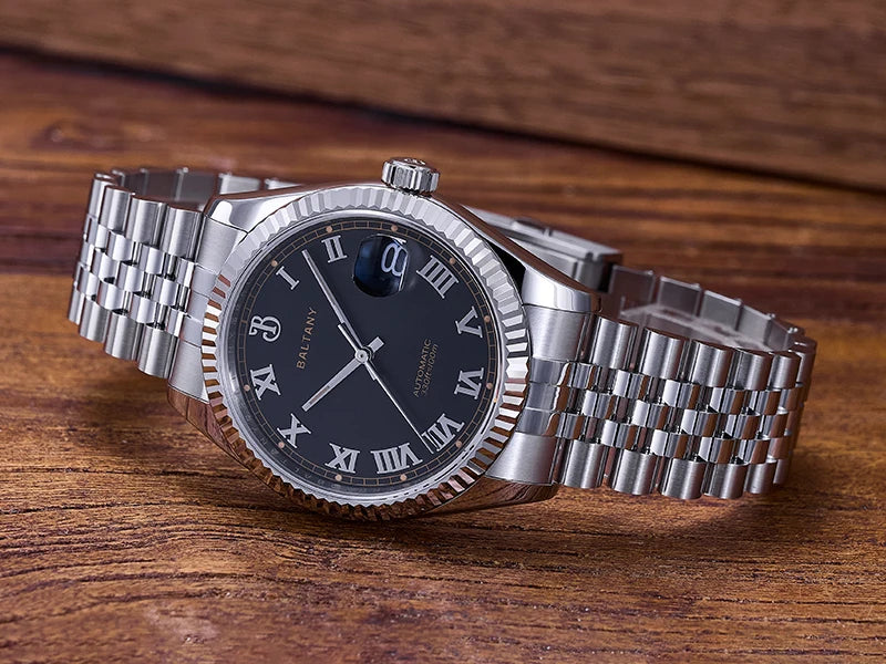 Baltany 39mm Dress Watches for Men S4094 10ATMWaterproof NH35 Automatic Luxury Watches Man DJ Homage Mechanical Wristwatches Man