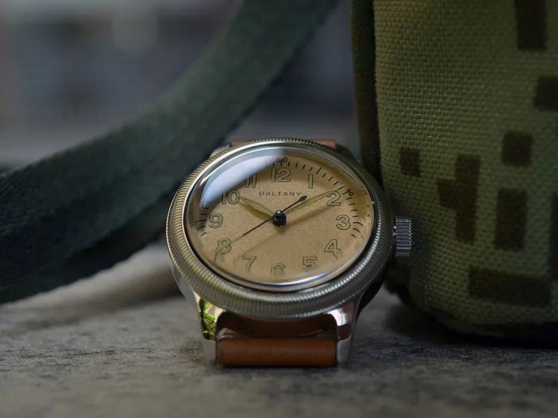 Baltany 38MM A11 Military Automatic Watch Man S2031B Sapphire Crystal 10ATM Stainless Steel NH38 Retro Mechaincal Wristwatches