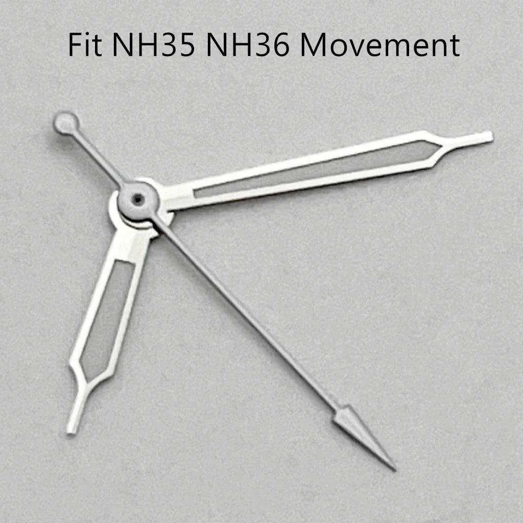 NH35 Hands Silver/Blue Watch Hands Fit NH35 NH36 PT5000 ETA2836 2824 DG2813 3804 Miyota8215 8205 821A Movement Watch Accessories