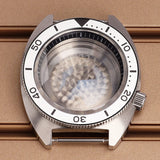 41mm Modified Turtle Watch Case Sapphire For Abalone/tuna mouth 6105 Captain Willard TMI NH35 NH36 NH38 4R Movement Stainless Steel Watch Accessories