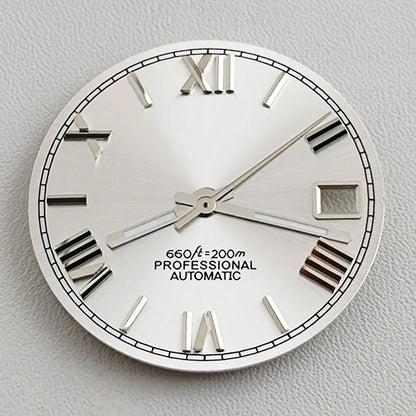 28.5mm NH35 dial Roman dial S Dial Modified Dial for NH35/NH36 Automatic Movement Watch accessories