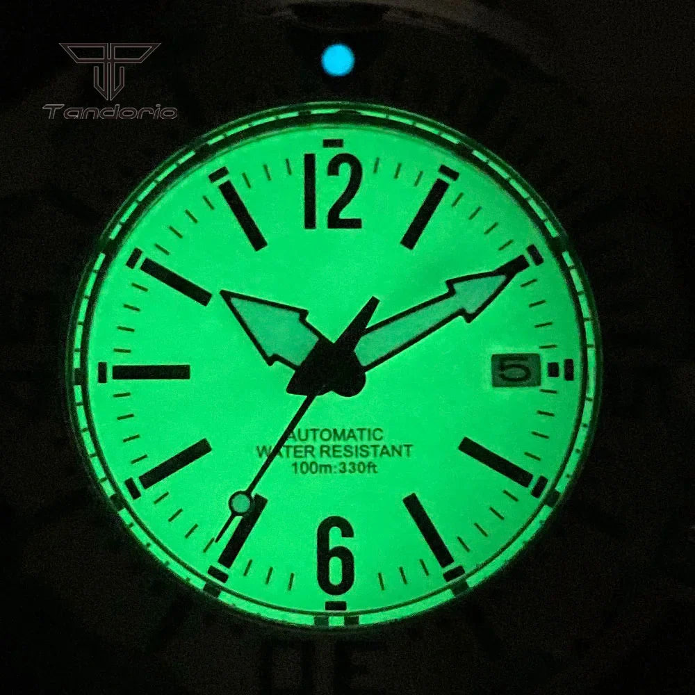 WristFull Monster Watch WFM004 Green Dial FUll Lume NH35A 42mm 20BAR Sapphire