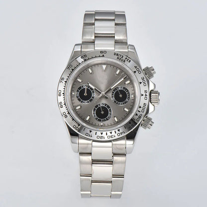 Nologo Daytona VK63 Quartz Watch Sapphire Glass 3ATM 39MM  Luminous Chronograph