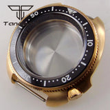 Cusn8 Solid Bronze Turtle Diver Watch Case 200M 44mm Sapphire Glass Rotating Bezel Fit NH35 NH36 ETA2824 PT5000 Automatic Movement