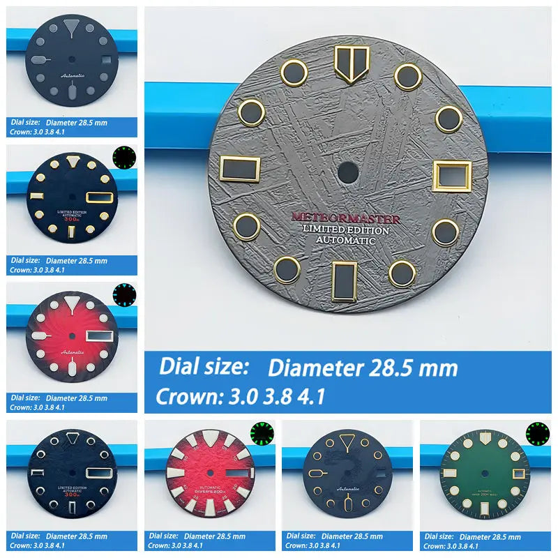 Watch Dial 28.5MM NH35 Dial Suitable For NH35 NH36 NH38 NH39 4R 6R Watch Modified Dial