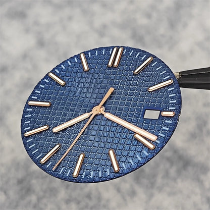 31.8mm Watch Dial + watch Hands complete set Green Luminous Dial Replacement Accessories for NH35 Movement Watch Repair Parts