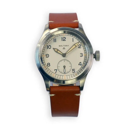 Baltany S2032 D12 Minitary Wristwatches VD78 Sapphire Crystal Swiss Luminou Leather 20ATM Stainless Steel Quartz Vintage Watches