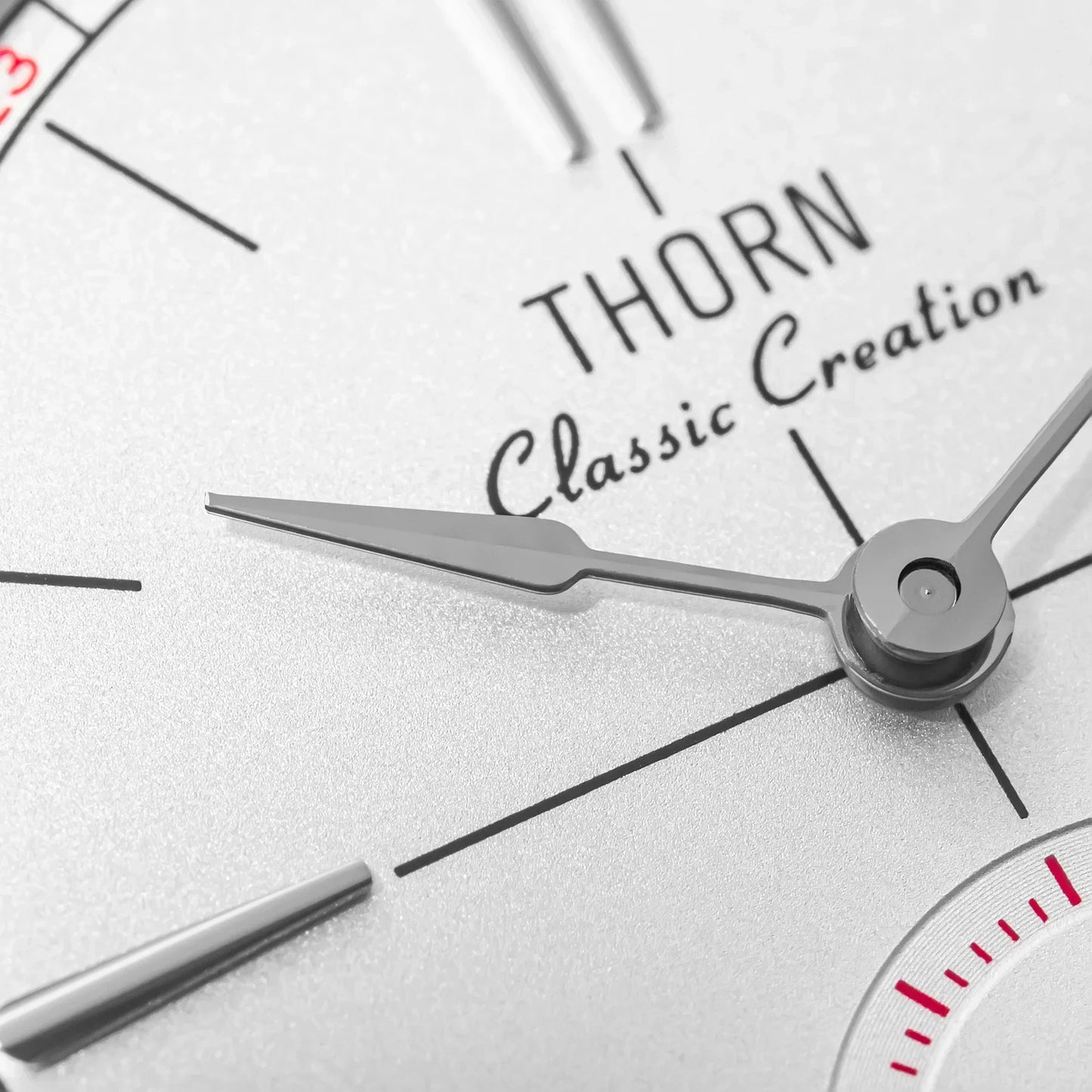 THORN T017 Square pillow-shaped 36mm Pilot couple wristwatch VD78 quartz Double Domed Sapphire 10Bar