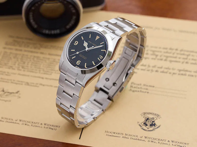 Baltany 36MM 1963 Explorer Watch Man S4066 Sapphire 200M Waterproof Stainless Steel Bracelect Vintage NH38 Auto Dress Watches