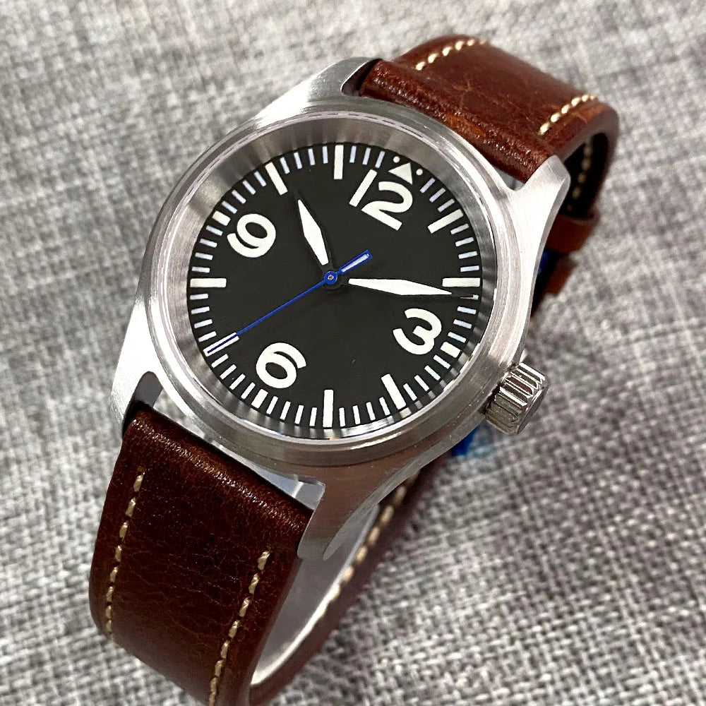 Tandorio pilot watch TD140S 36mm NH35A automatic sapphire 20bar