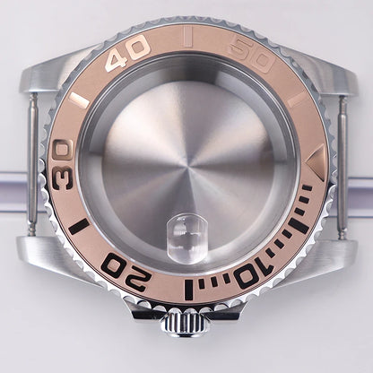 200M Diving Watch Case 40mm For Yacht-Master Seiko NH35 NH36 NH38/34 Miyota 8215 ETA2824 Movement Sapphire Glass 120clicks Bezel