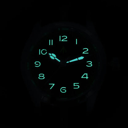 Militado ML08 Military Watch VH31 Quartz Movement Double Sapphire C3 BGW9 Luminous 10Bar Explorer