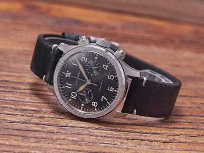 Customizable watch Baltany Military Chronograph watch S5057 Retro Quartz VK64 10ATM  Swiss Lume AR Sapphire