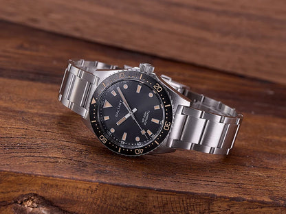 Baltany 39MM Retro Diver Watch Man S3080 Stainless Steel Bracelect NH38 Automatic Watches 200MWaterproof  Classic Sports Watches