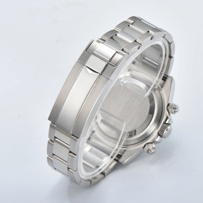 Nologo Daytona VK63 Quartz Watch Sapphire Glass 3ATM 39MM  Luminous Chronograph