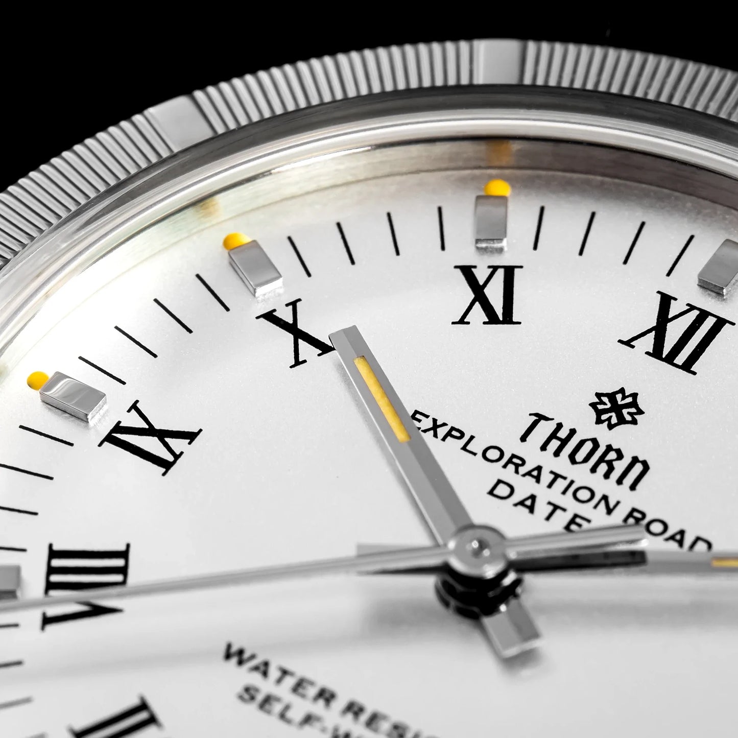 THORN T004 Dress Watcg PT5000 Automatic Domed Sapphire Luminous 10Bar 34MM