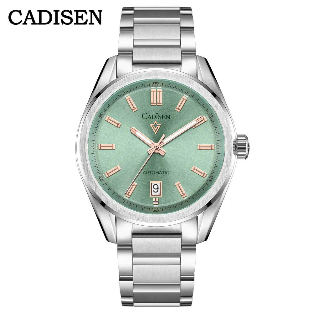 CADISEN C8227 Dress Watch Luminous NH35 AR Sapphire 10Bar 40MM