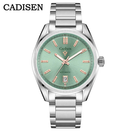 CADISEN C8227 Dress Watch Luminous NH35 AR Sapphire 10Bar 40MM