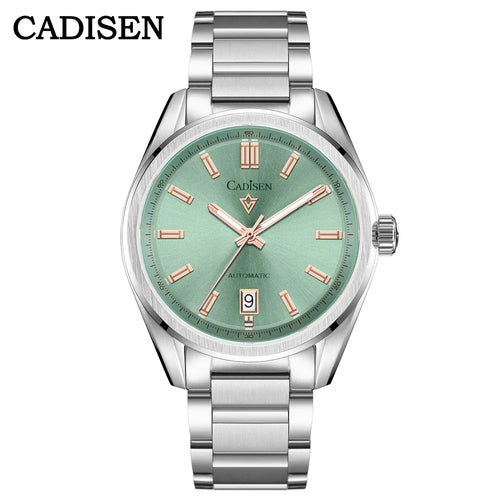 CADISEN C8227 Dress Watch Luminous NH35 AR Sapphire 10Bar 40MM