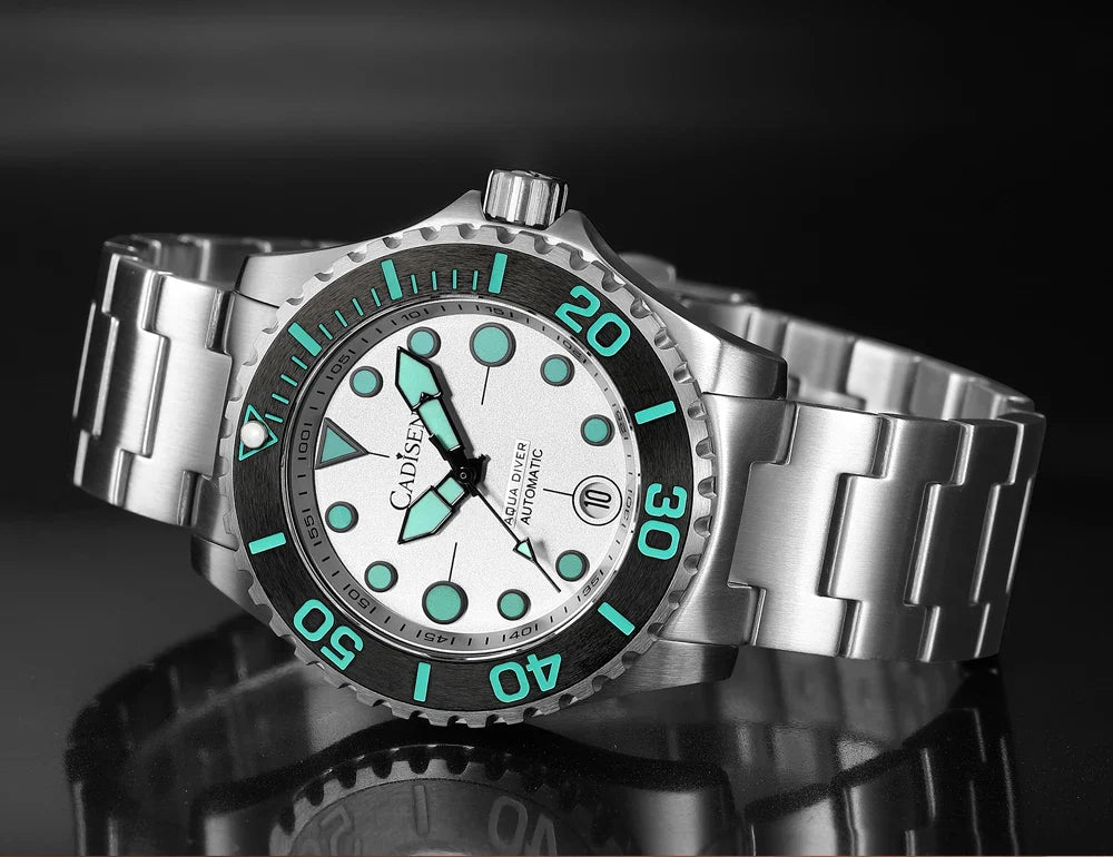 Cadisen C8232 Submariner DIVER  NH35A 100M Waterproof Luminous AR Sapphire 40MM