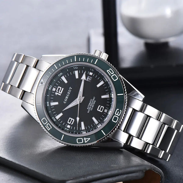 41MM Corgeut Custom Logo/Name BB58 Diver Sapphire NH35 Automatic 10Bar