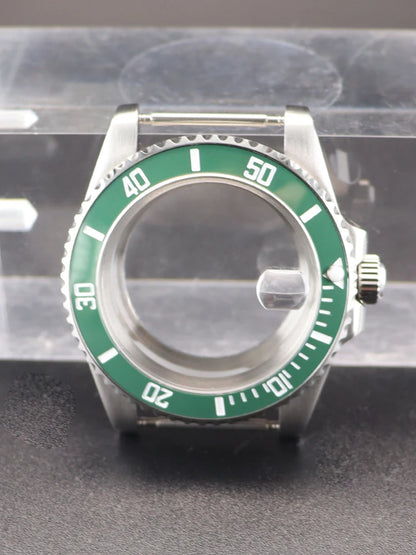 NH35 40mm SUB Black Ceramic Insert Watch Case Sapphire For NH34 NH35 NH36 NH38 4R36 Miyot8215 ETA2824 Movement 20ATM Waterproof