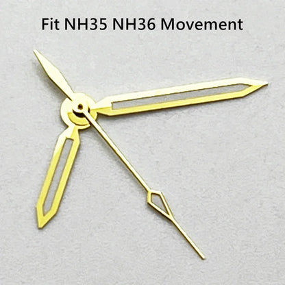 NH35 Hands Silver/Blue Watch Hands Fit NH35 NH36 PT5000 ETA2836 2824 DG2813 3804 Miyota8215 8205 821A Movement Watch Accessories