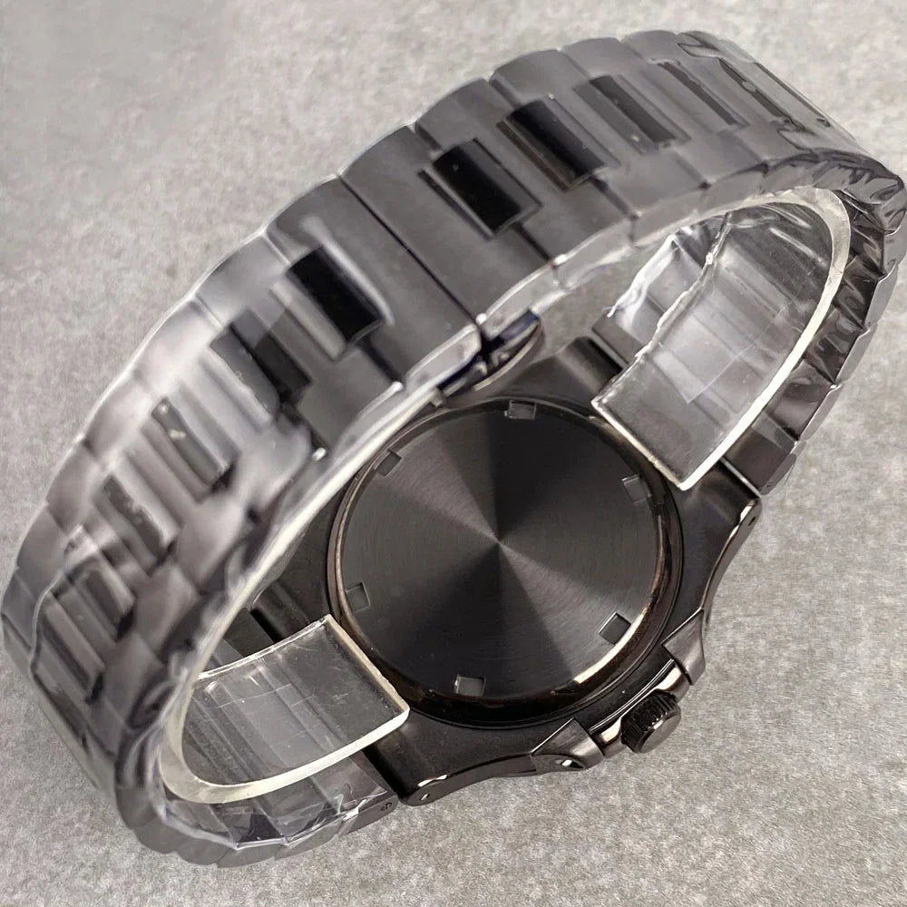 Tandorio Nautilus TD302P Black PVD Square 40mm NH35 Automatic  10ATM  Sapphire