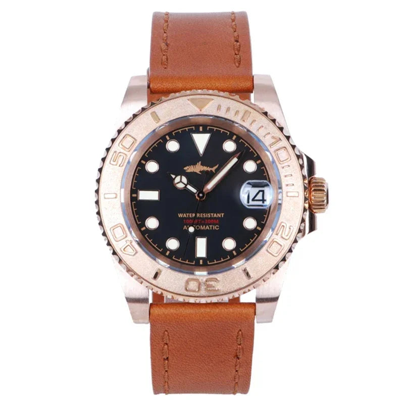 HEIMDALLR Bronze Diver Watch HMCR21 NH36 Automatic Sapphire BGW-9 Lume 44MM Yachmaster 30Bar