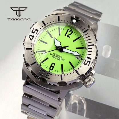 WristFull Monster Watch WFM004 Green Dial FUll Lume NH35A 42mm 20BAR Sapphire