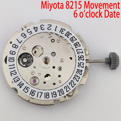 Imported Miyota 8215 Watch Movement High Accuracy Automatic Mechanical Movement 21 Jewels 6 o'clock Date Watch Accessories
