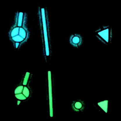 RICHUS NH34 GMT Watch Hands Silver/Black/Gold/RoseGold Blue Luminous Fit NH34 Movement Watch Accessories