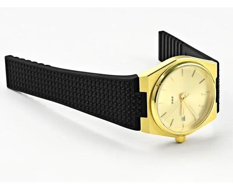 PRX watch band Quick Release  11mm 12mm T137.407/T137.410 Super Player Fluoro rubber FKM Watch Strap Bracelet