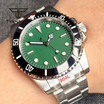 Tandorio TD266 PT5000 NH35A Miyota 40mm SUBMARINER dive Watch Sapphire