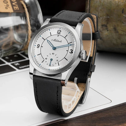 Militado ML09 Vintage Quartz Watch VD78 Movement  Domed Hardlex Crystal BGW9 Luminous 100m Waterproof 36mm Men Watches