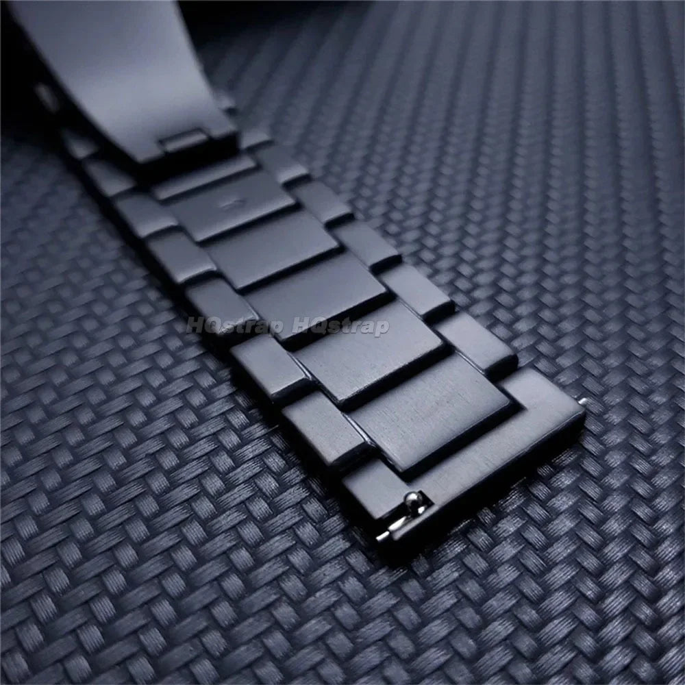 Titanium Strap 18mm 20mm 22mm Folding Buckle Quick Release FLat End Metal Watch Band for Seiko for Men Watches Accessories