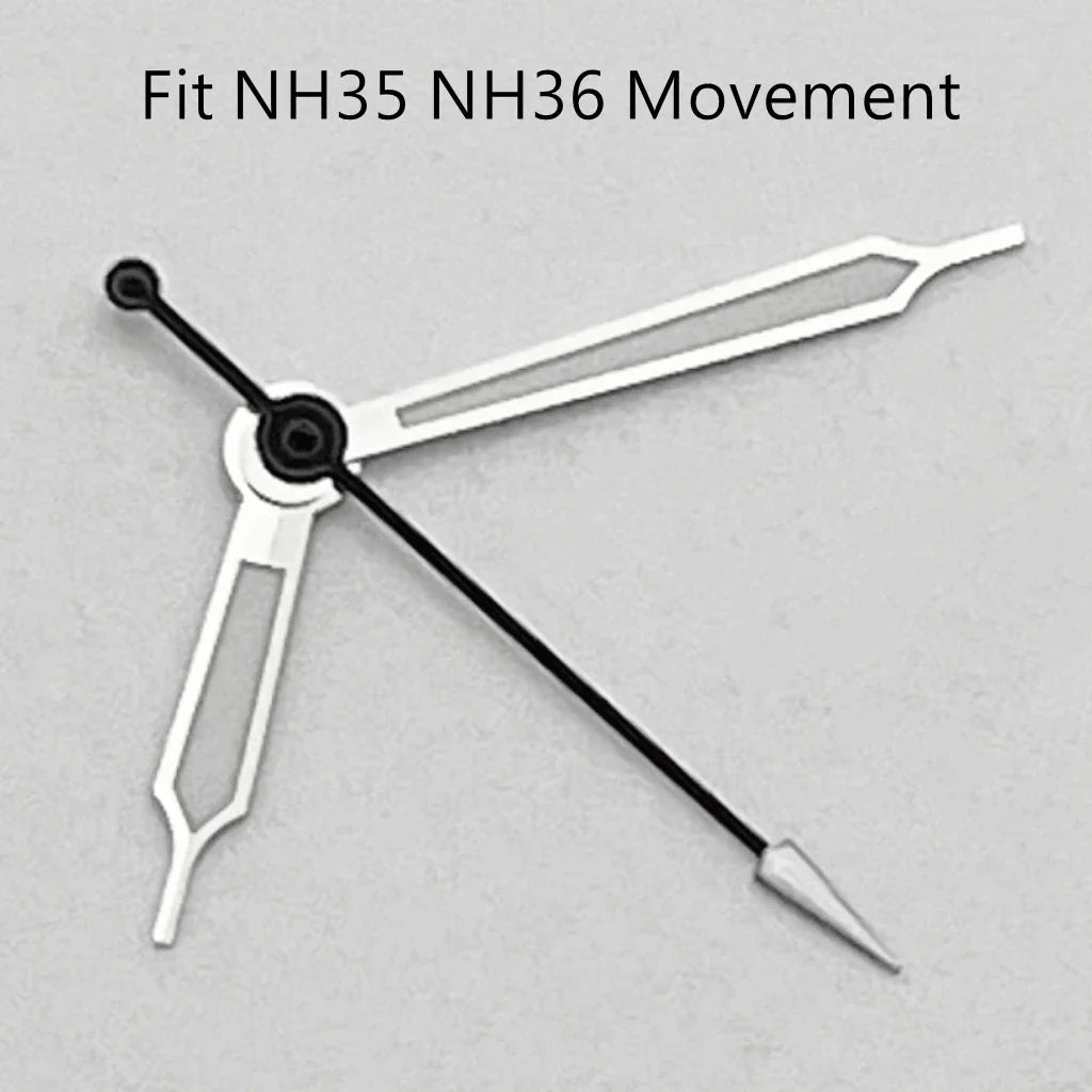 NH35 Hands Silver/Blue Watch Hands Fit NH35 NH36 PT5000 ETA2836 2824 DG2813 3804 Miyota8215 8205 821A Movement Watch Accessories
